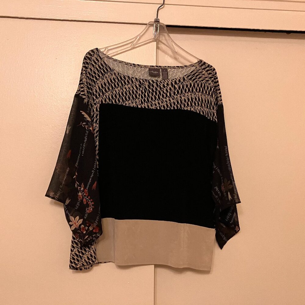 Black and white shirt